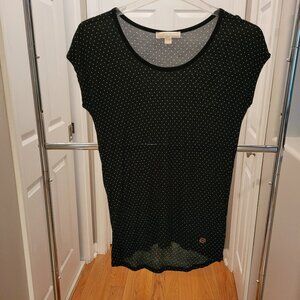 Brand new Michael Kors  black & white polka dot top.  Super light & comfortable